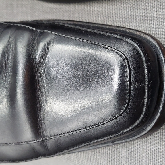 Toschi Black Leather Slip-on Loafer w/Carbonlite Insoles CIS Equipped Size 11 - Picture 14 of 16